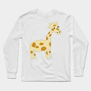 Giraffe vector illustration Long Sleeve T-Shirt